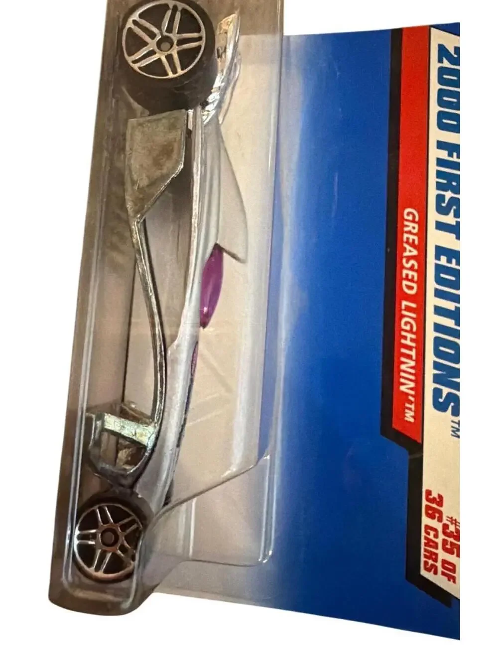 Hot Wheels 2000 First Editions Greased Lightnin #35 Of 36 Die-Cast Car Metal...